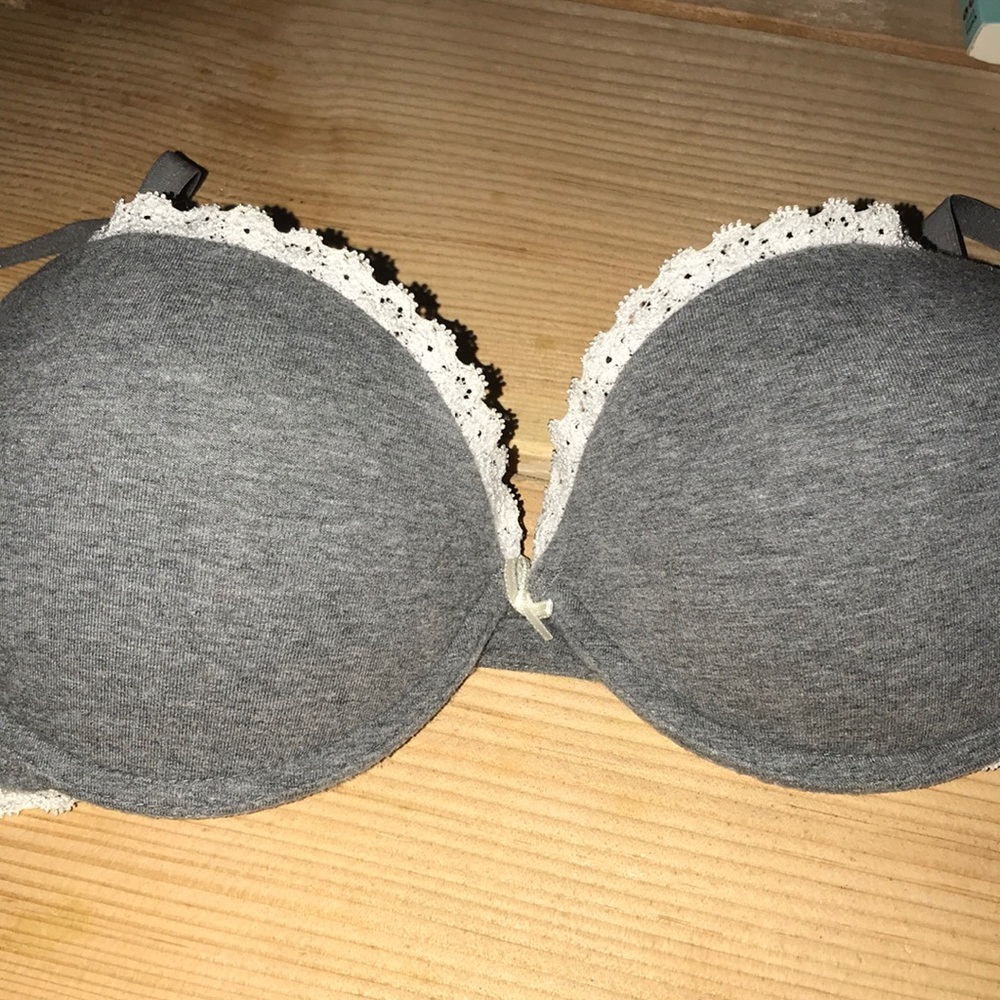 aerie gray bra.
